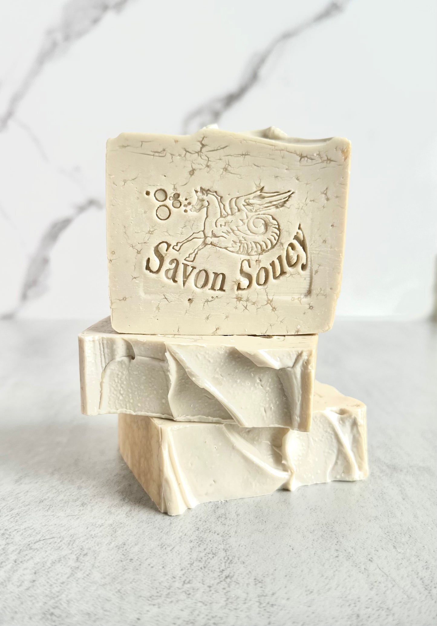 Blush Cloud Handmade Fragrance Soap 3.6 Oz with She Butter; Clean Creamy Shower Bar with Soft Floral Notes of Orchid, Peony, Amber & Musk