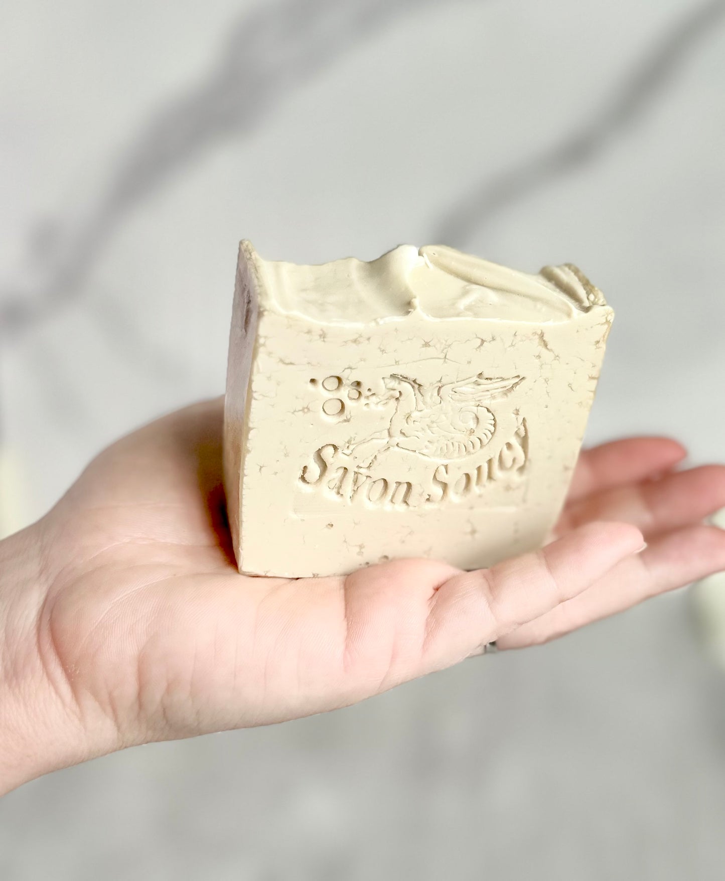 Blush Cloud Handmade Fragrance Soap 3.6 Oz with She Butter; Clean Creamy Shower Bar with Soft Floral Notes of Orchid, Peony, Amber & Musk