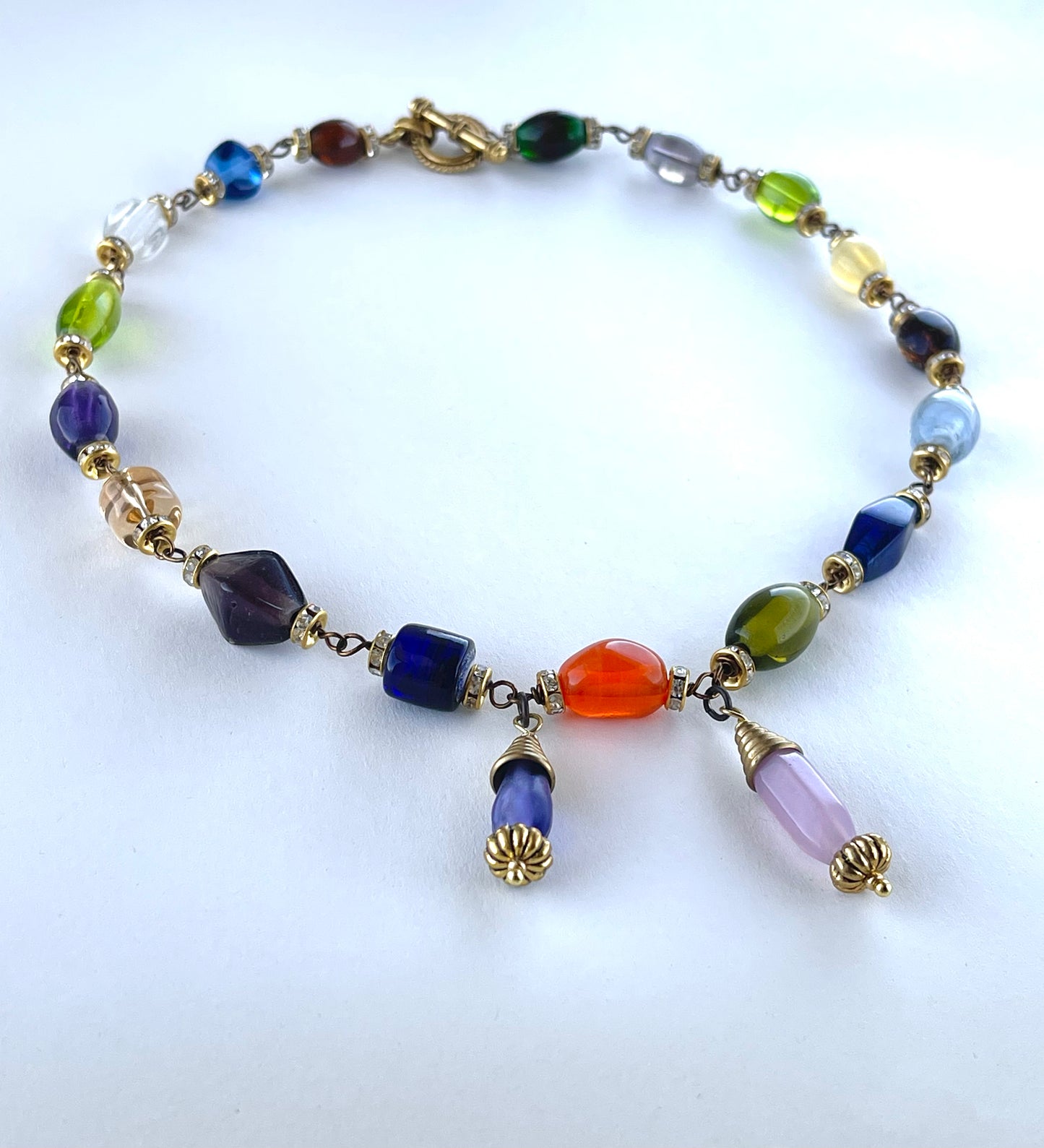 Belat Beti Assyrian Raw Glass Necklace