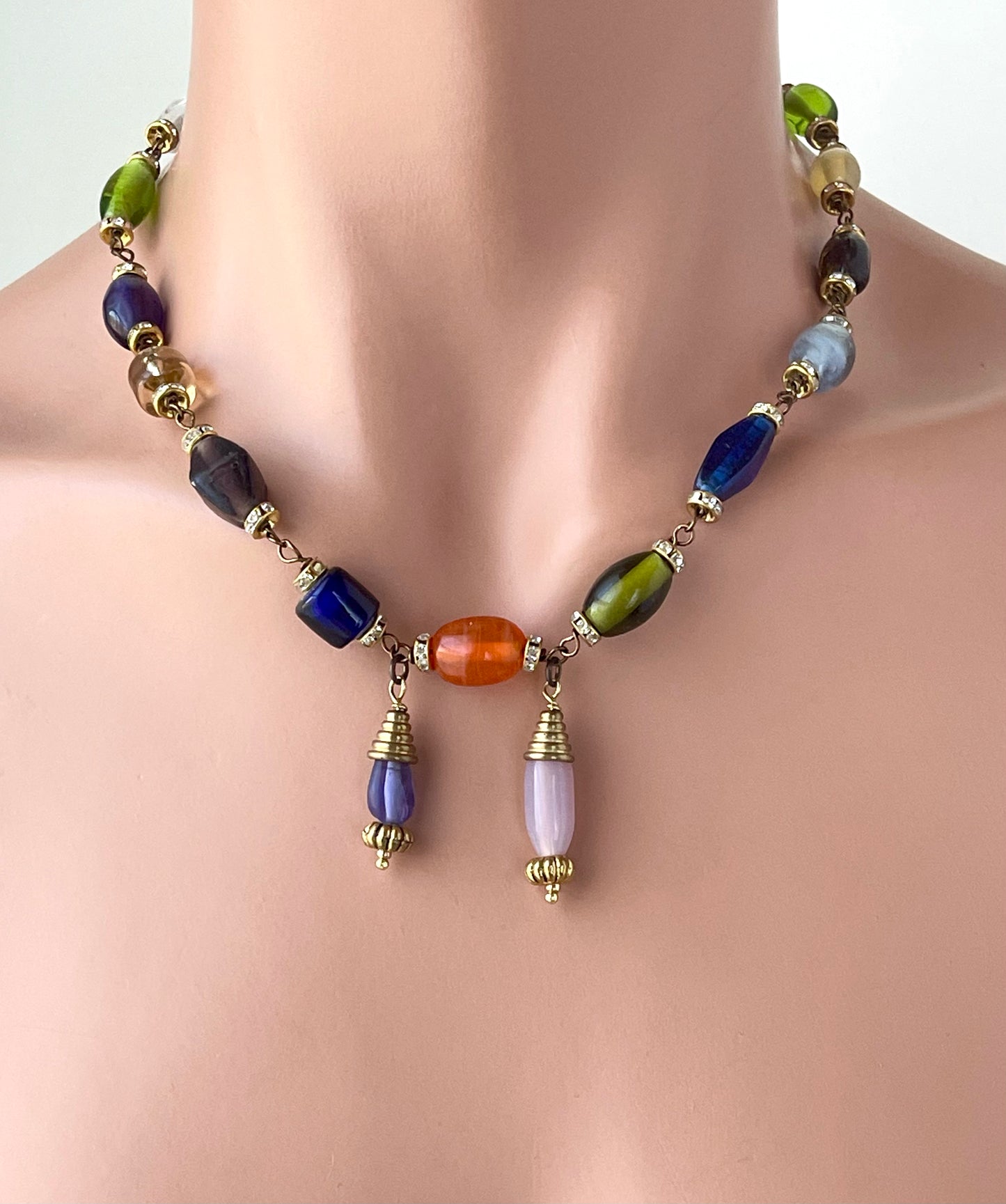 Belat Beti Assyrian Raw Glass Necklace