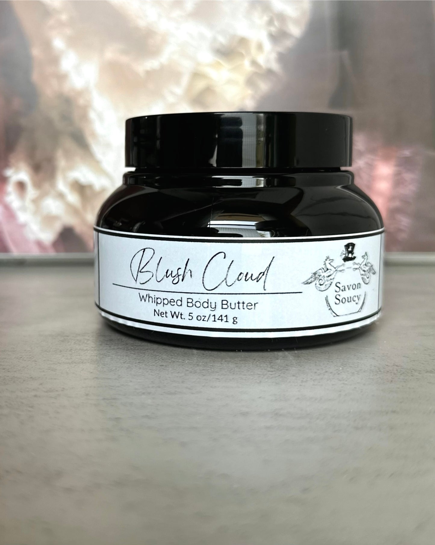 Blush Cloud Whipped Body Butter Net Wt. 5 oz, Nutrient Dense Womens Moisturizer with Shea and Cocoa Butter, Gentle Soft Aroma for Layering