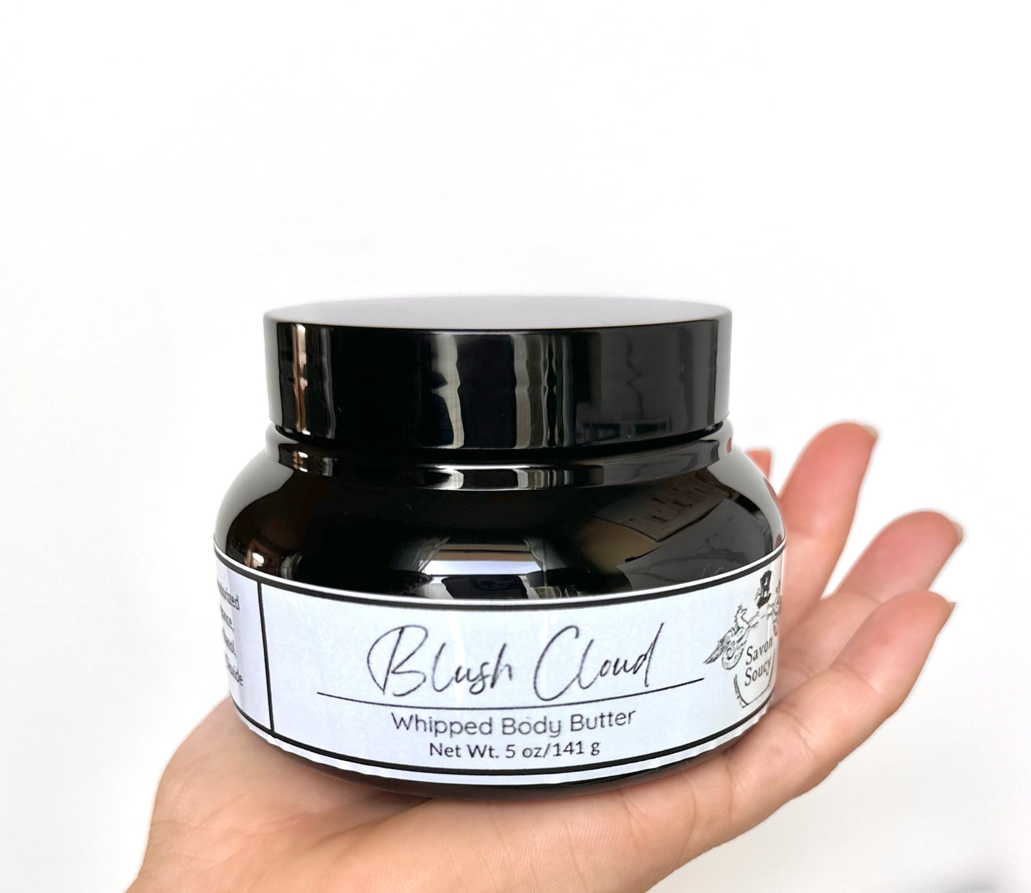 Blush Cloud Whipped Body Butter Net Wt. 5 oz, Nutrient Dense Womens Moisturizer with Shea and Cocoa Butter, Gentle Soft Aroma for Layering