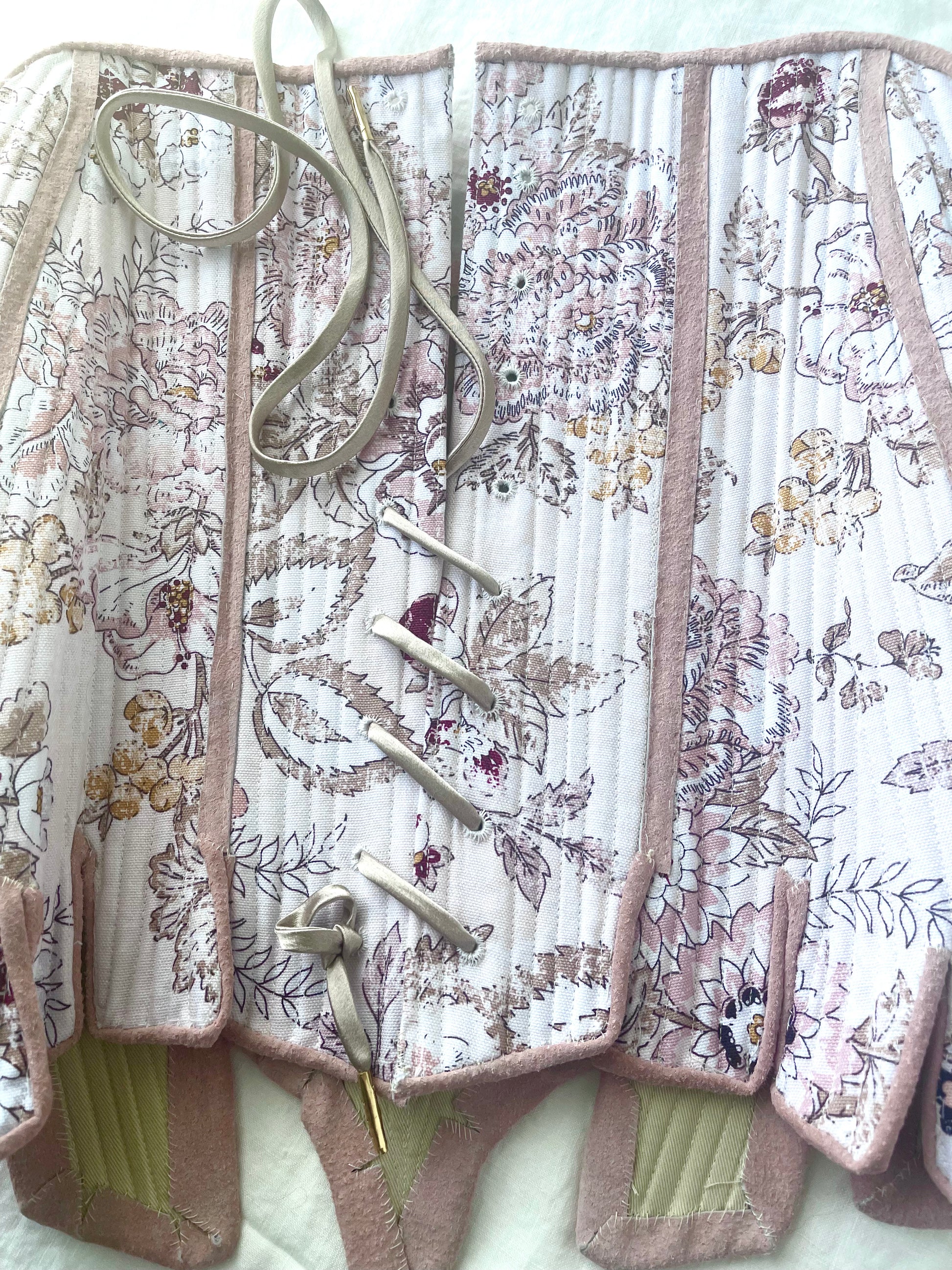 18th century fully boned stays corset - Custom at Nemuro-Corsets